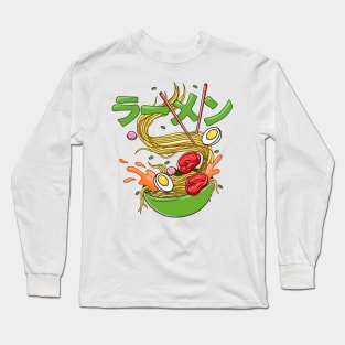 Tasty Ramen Noodles Long Sleeve T-Shirt